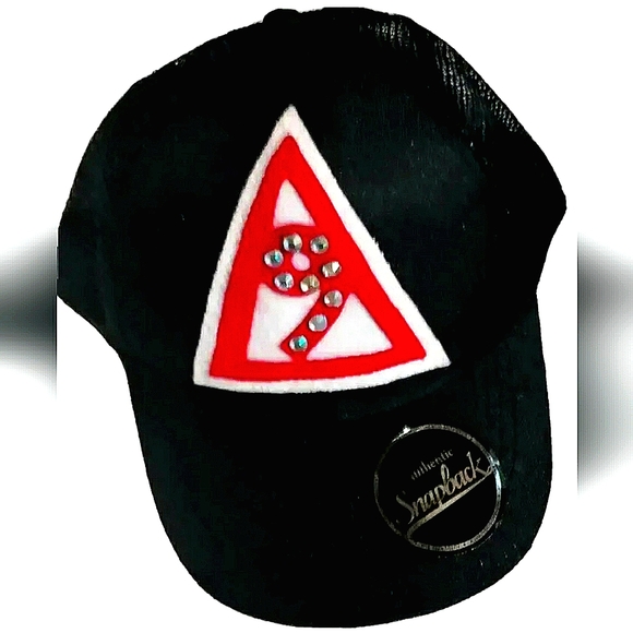 NEW Delta Sigma Theta / DST *9* Trucker Hat (Cap)! Red & White. Women Sorority. - Picture 2 of 11